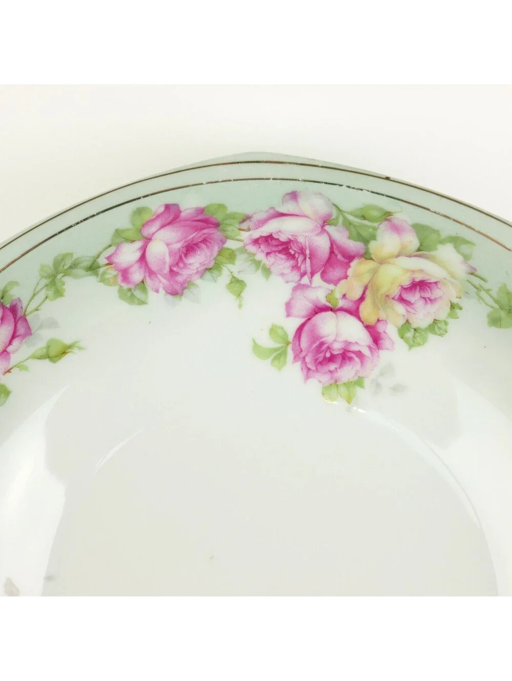 Antique MZ Austria Porcelain Serving Bowl 9.75